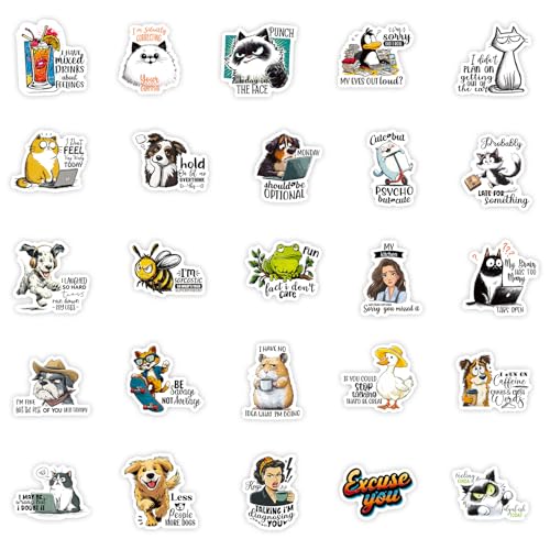 25% Off Jimuncy 56PCS Inspirational Animal Stickers - Image 3