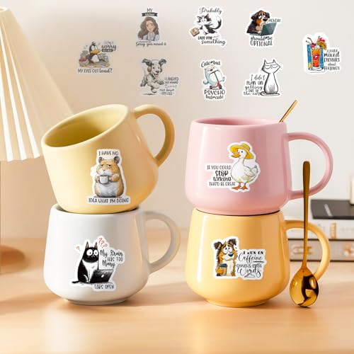 25% Off Jimuncy 56PCS Inspirational Animal Stickers - Image 6