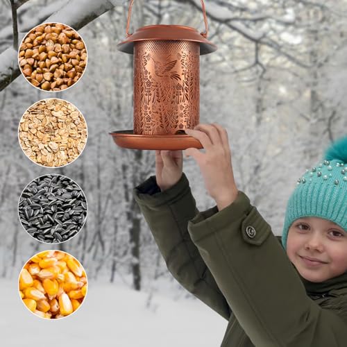 30% Off Solar Lantern Bird Feeder for Garden Decor - Image 6