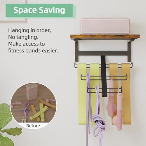 50% Off TJ.MOREE Resistance Band Storage Rack with Shelf - Image 4