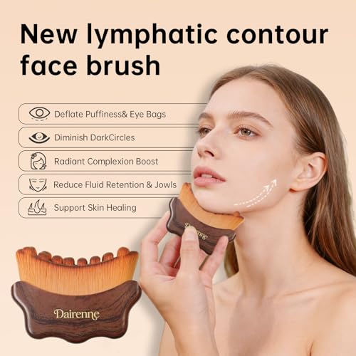 Lymphatic Face Brush Set for Sculpting & Puffiness Relief - Image 2