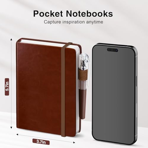50% Off Oucaru 3-Pack Mini Hardcover Notebooks with Pens - Image 2