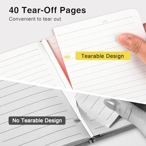 50% Off Oucaru 3-Pack Mini Hardcover Notebooks with Pens - Image 4