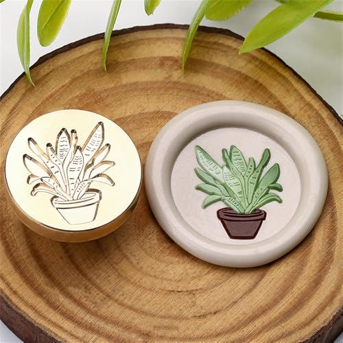 50% Off Vintage Potted Plant Wax Seal Stamp Kit - Image 2