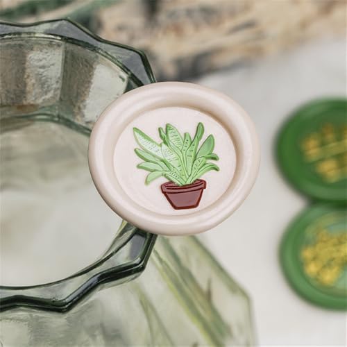 50% Off Vintage Potted Plant Wax Seal Stamp Kit - Image 5
