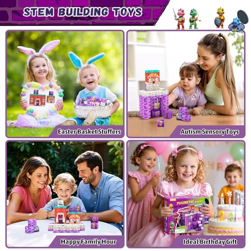 Save on 48PCS Magnetic Building Blocks for Kids Ages 3-6 - Image 2