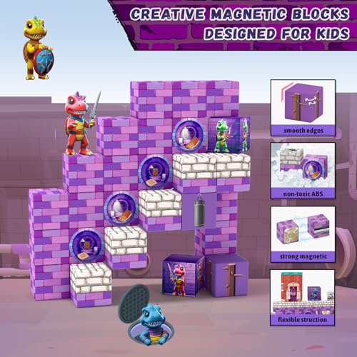 Save on 48PCS Magnetic Building Blocks for Kids Ages 3-6 - Image 5