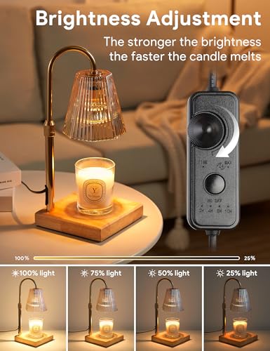 36% Off Dimmable Candle Warmer Lamp with Timer & Code - Image 3