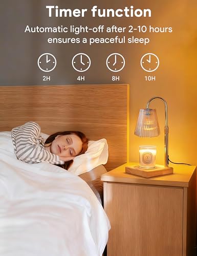 36% Off Dimmable Candle Warmer Lamp with Timer & Code - Image 4
