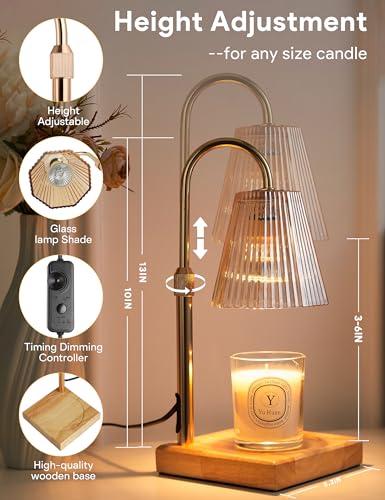 36% Off Dimmable Candle Warmer Lamp with Timer & Code - Image 5
