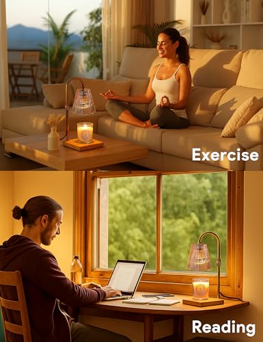 36% Off Dimmable Candle Warmer Lamp with Timer & Code - Image 6