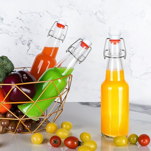 9-Pack 12oz Swing Top Glass Bottles for Home Brewing - Image 6