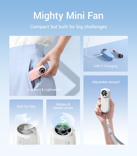 30% Off Diveblues TurboBear Portable Handheld Fan - Image 4