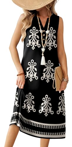 Save 34% on OFEEFAN Women's Casual Summer Midi Dress - Image 2