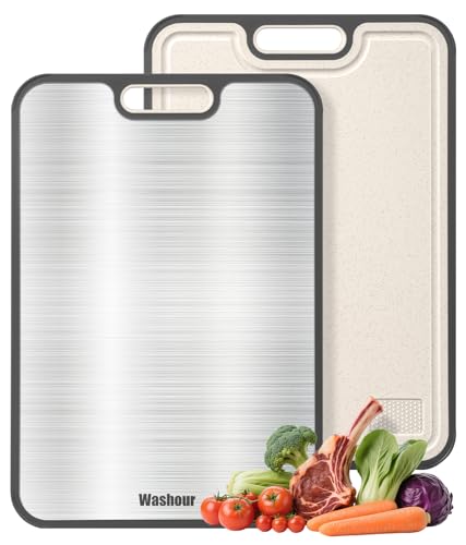 Save 40% on Washour Titanium 2-in-1 Cutting Board