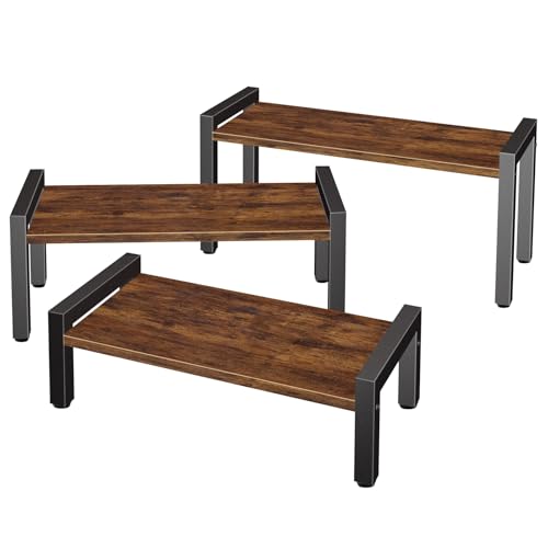 Wooden 3-Tier Display Stand for Events & Decor - Image 1