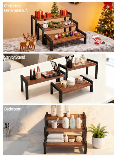 Wooden 3-Tier Display Stand for Events & Decor - Image 5
