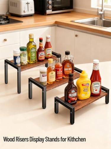 Wooden 3-Tier Display Stand for Events & Decor - Image 6