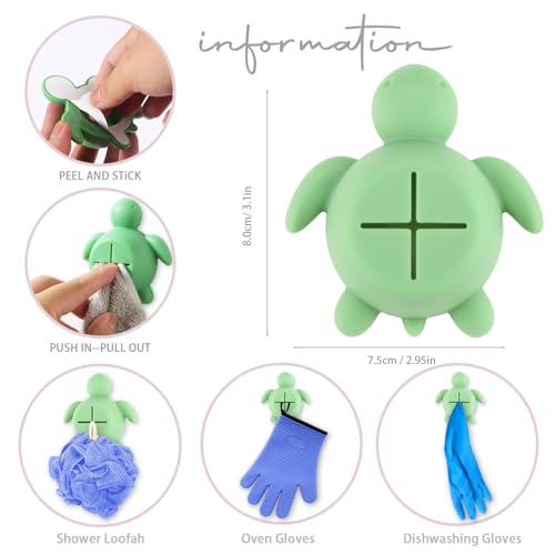 Save 30% on Fun Sea Turtle Silicone Towel Hooks - Image 2