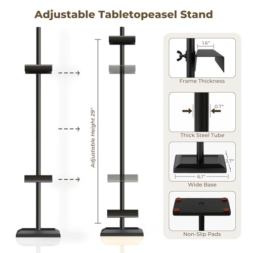 50% Off Adjustable Metal Tabletop Easel Stand for Frames - Image 3
