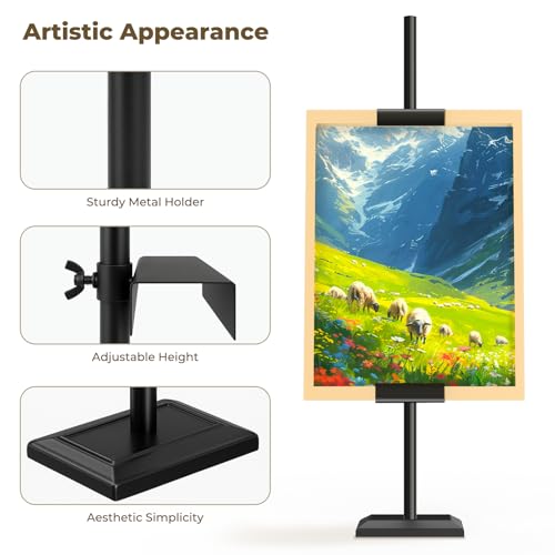50% Off Adjustable Metal Tabletop Easel Stand for Frames - Image 5