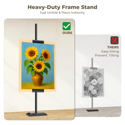 50% Off Adjustable Metal Tabletop Easel Stand for Frames - Image 6