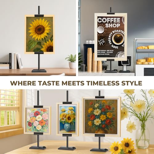 50% Off Adjustable Metal Tabletop Easel Stand for Frames - Image 7