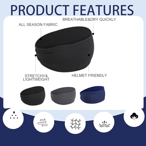 75% Off Sports Headbands - 6-Pack Moisture Wicking Sweatbands - Image 5