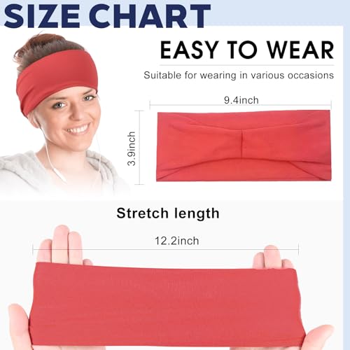 75% Off Sports Headbands - 6-Pack Moisture Wicking Sweatbands - Image 7