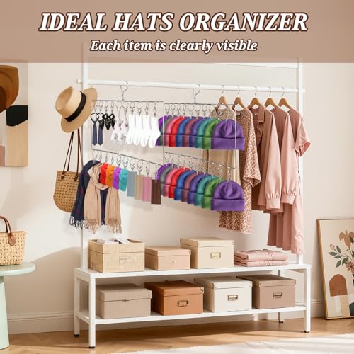 50% Off 2-Pack Stainless Steel Hat & Sock Organizer Rack - Image 4