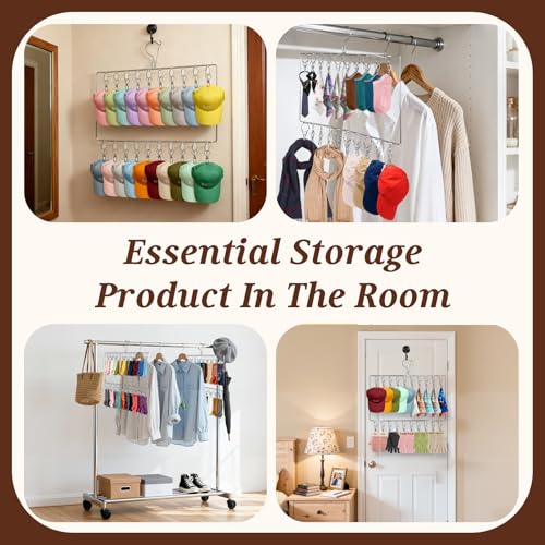 50% Off 2-Pack Stainless Steel Hat & Sock Organizer Rack - Image 6