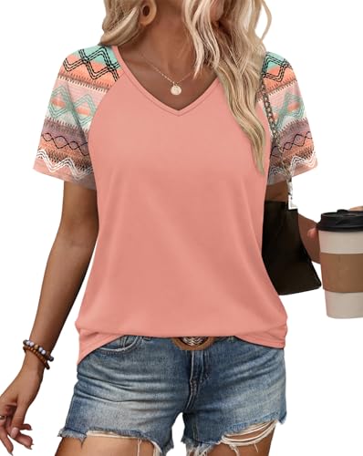 Save on XIEERDUO Women's Boho Short Sleeve Tops - Image 2