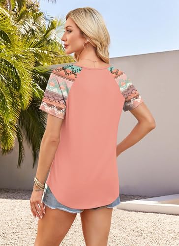 Save on XIEERDUO Women's Boho Short Sleeve Tops - Image 5