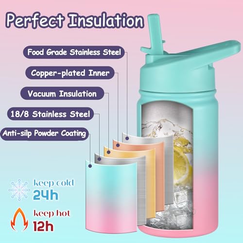 Kids Insulated Water Bottle with Code BTIEI3NI - Image 4