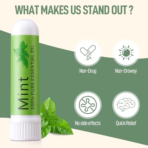 40% Off Hion Mint Nausea Relief Inhaler - Natural Essential Oils - Image 2