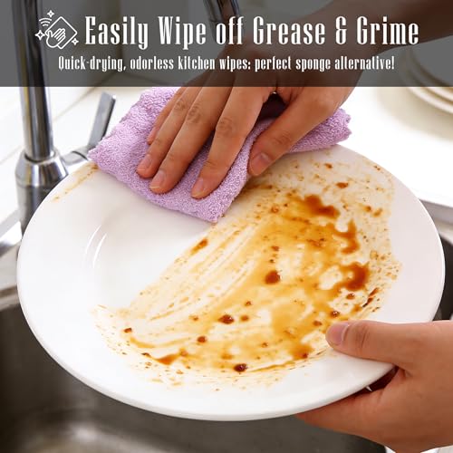 50% Off 24-Pack Reusable Kitchen Dishcloths - Image 4