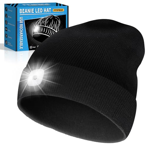 Save 10% on USB Rechargeable LED Beanie Hat with Light - Image 1