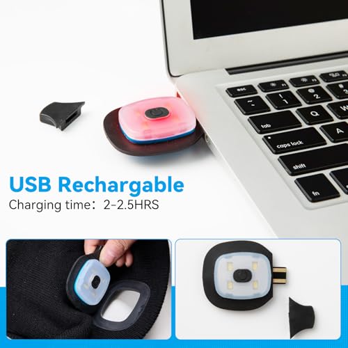Save 10% on USB Rechargeable LED Beanie Hat with Light - Image 6