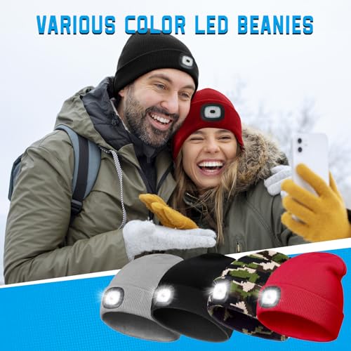 Save 10% on USB Rechargeable LED Beanie Hat with Light - Image 7