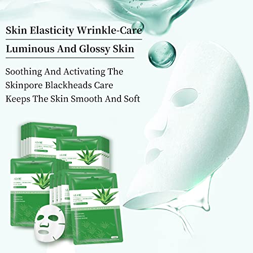 Aloe Vera Face Sheet Masks - Pack of 10 for $8.99 - Image 4