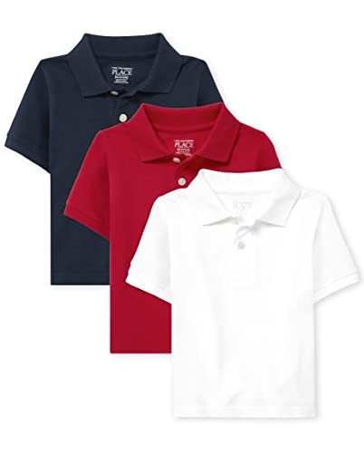 Save 64% on Boys' 3-Pack Polo Shirts from The Children's Place