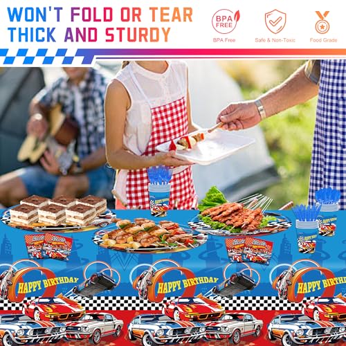 50% Off 170pc Race Car Birthday Party Supplies Set for 24 Guests - Image 6