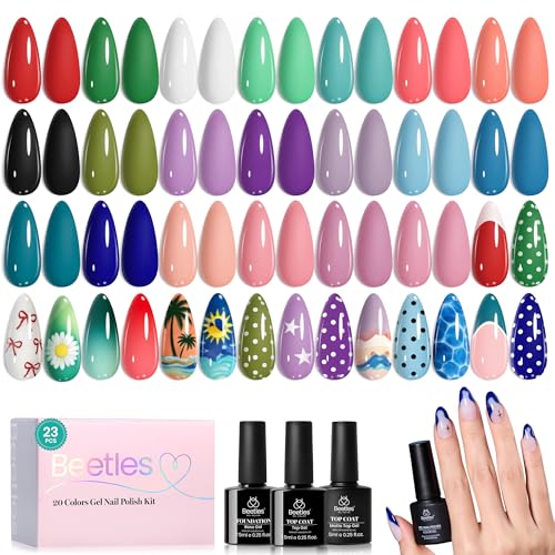 Save 49% on Beetles 20-Color Summer Gel Nail Polish Kit - Image 1