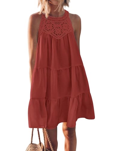 Save 23% on KIRUNDO Women's Boho Halter Sundress with Code - Image 1