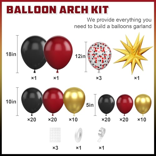 Save on Burgundy Balloon Arch Kit with Code SJ45RFDR - Image 2
