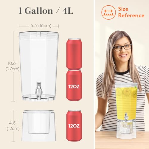 Save 26% on Lifewit 2-Pack 1-Gallon Drink Dispensers - Image 2