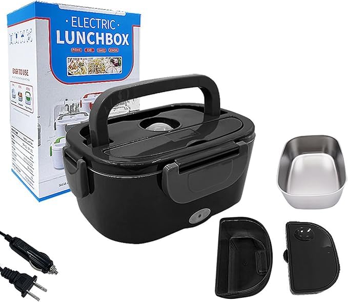 Portable Black Lunch Box for Adults - $15.99 - Image 1