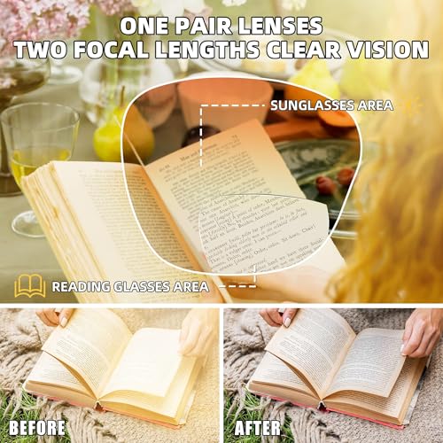 Save 15% on LADEESSE 3-Pack Bifocal Reading Sunglasses - Image 3