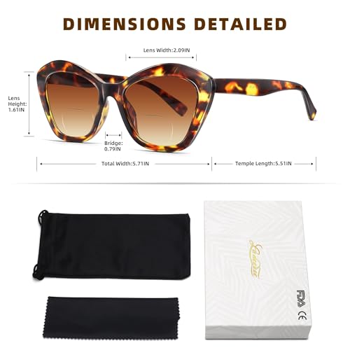 Save 15% on LADEESSE 3-Pack Bifocal Reading Sunglasses - Image 6