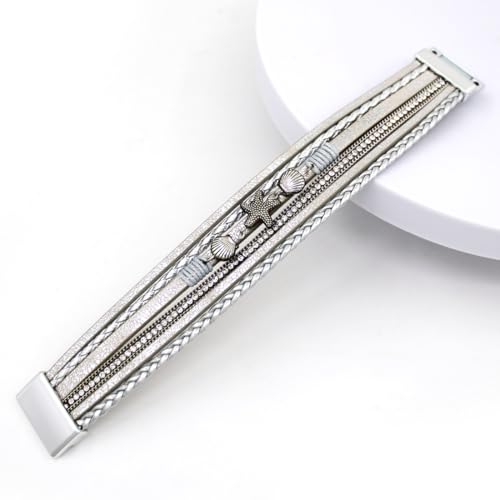 50% Off P Ammy Fashion Women's Boho Leather Bracelet - Image 6